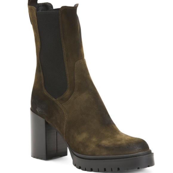 EMANUELE CASTROMade In Italy Suede Chelsea Boots